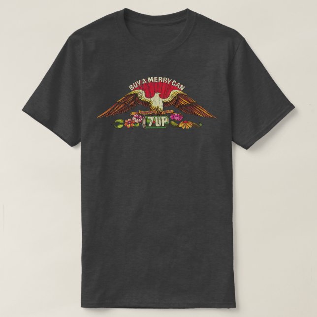 Camiseta Comprar Patriótico a Feliz 1970 (Frente do Design)