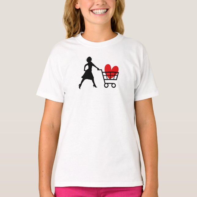 Camiseta Comprar por amor, Comprar amor (Frente)