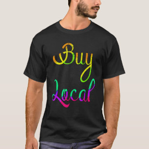 Camiseta Comprar Produtores Locais Profissional Vegan Power