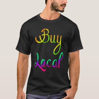 Camiseta Comprar Produtores Locais Profissional Vegan Power