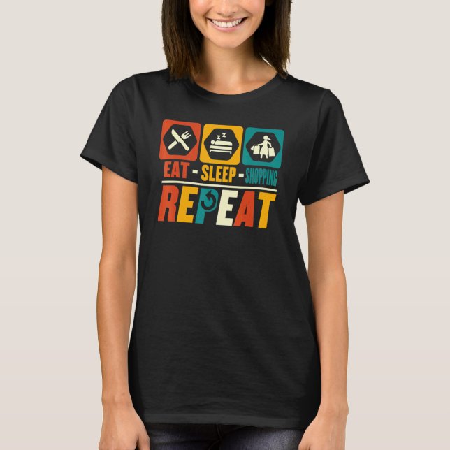 Camiseta Comprar Repetição de Compre do Comprador (Frente)
