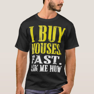 Camiseta Comprares me perguntam rápido como investidor imob