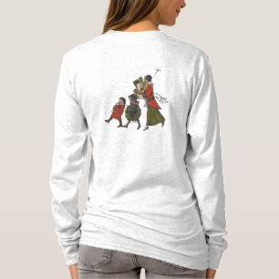 Camiseta Compras de Natal ao Estilo Antigo: Diversão para a