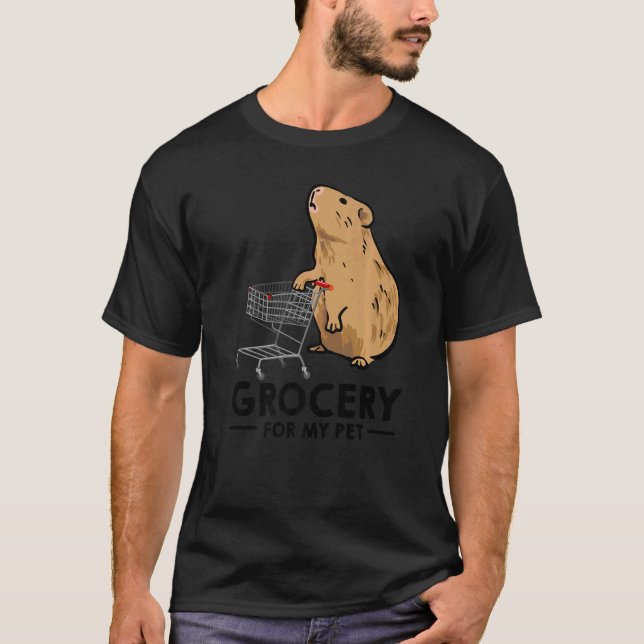 Camiseta Compras Para O Meu Amante de os animais De Animais (Frente)