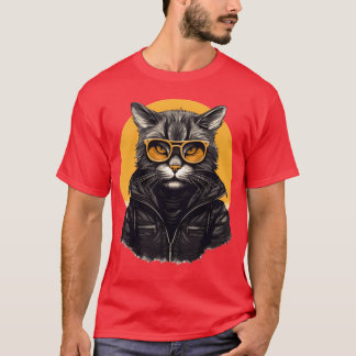 Camiseta Compras Urbanas Gato Espírito Gato Amantes engraça