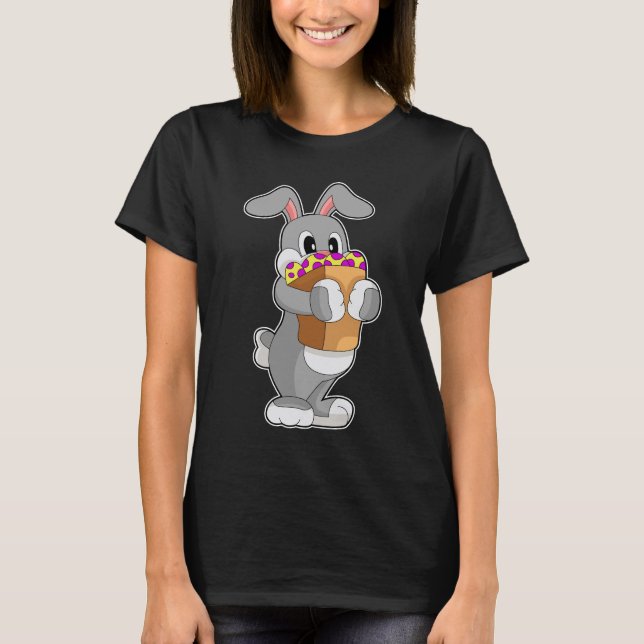Camiseta Compre de ovos de Páscoa de coelho (Frente)