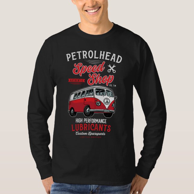 Camiseta Compre de velocidade do Petrolhead do Lubrificante (Frente)