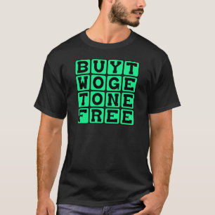 Camiseta Compre Dois Leve Um de Graça, Grávida de Trigêmeos