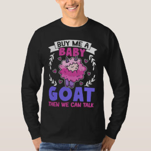 Camiseta Compre-me um cabrito então podemos falar sobre cor