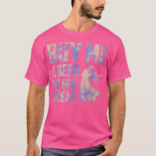 Camiseta compre-me uma cerveja o fim está próximo Festa de 