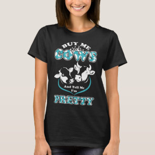 Camiseta Compre-me Vacas E Diga Que Sou Bonito Agricultura