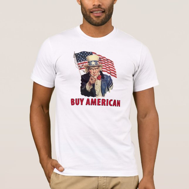 Camiseta Compre o americano (Frente)