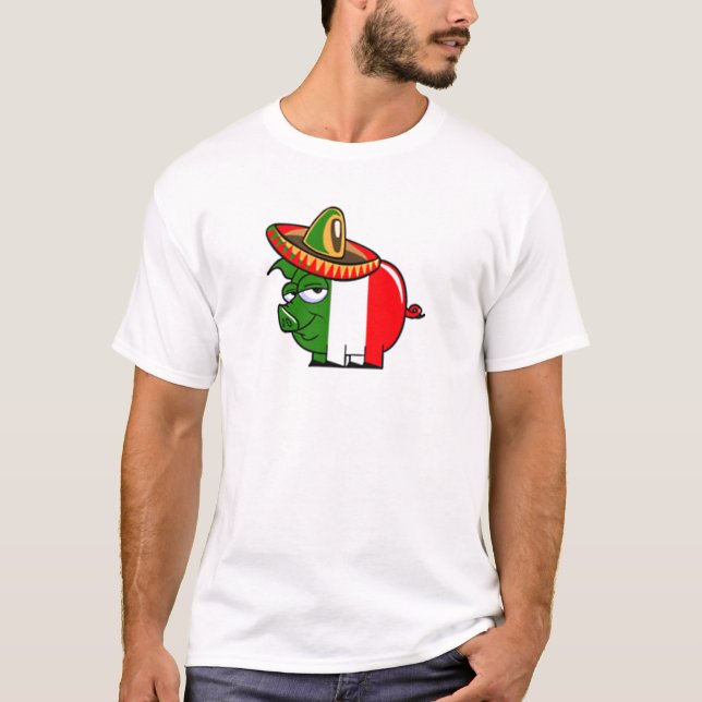 Camiseta Compre o T da GRIPE do PORCO (Frente)