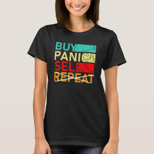 Camiseta Compre Pânico Venda Não Repita Negociação de Cri