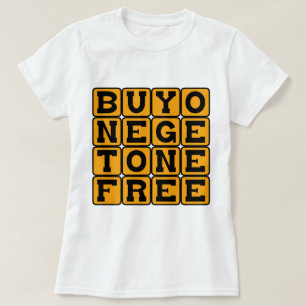 Camiseta Compre Um e Leve Outro Grátis, Grávida de Gêmeos