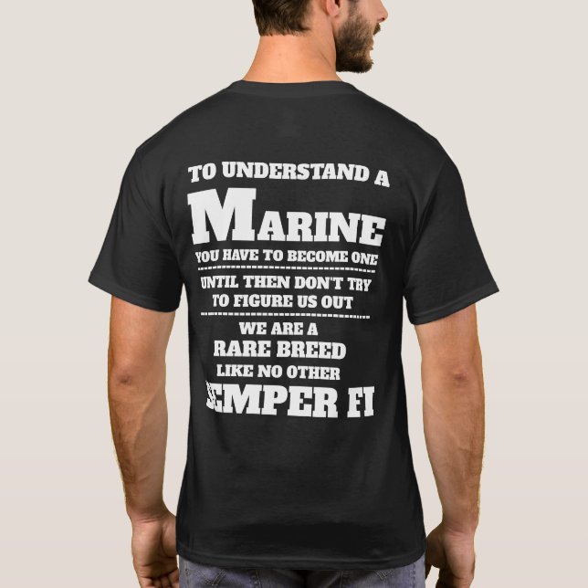 Camiseta COMPREENDER UMA T-Shirt MARINHA (Verso)