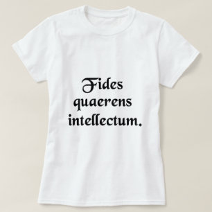 Camiseta Compreensão procurando da fé