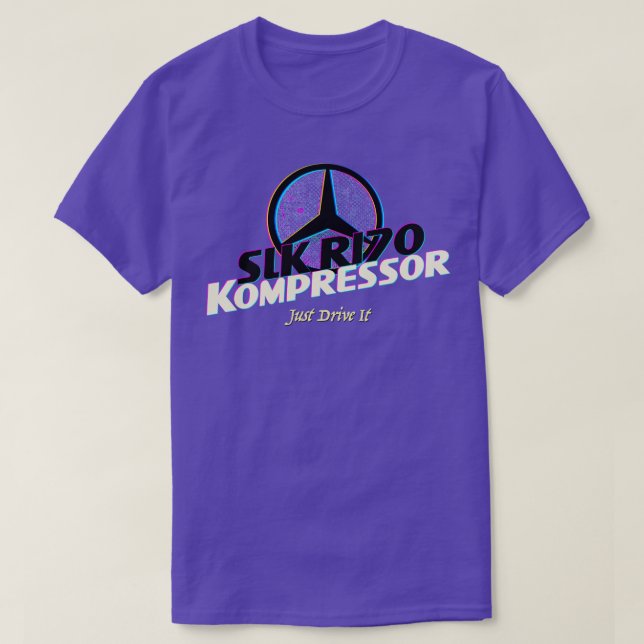 Camiseta Compressor R 170 SLK Mercedes Benz com estrela (Frente do Design)