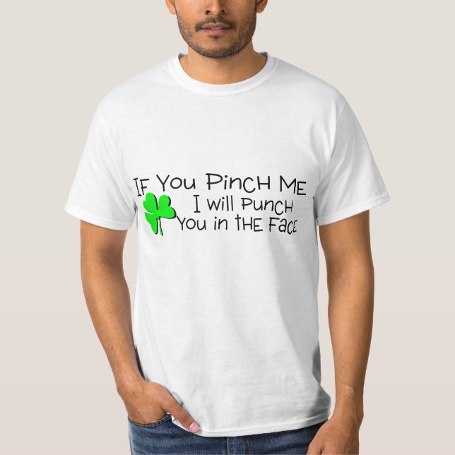 Camiseta Comprima-me e eu perfurá-lo-ei na cara (Frente)