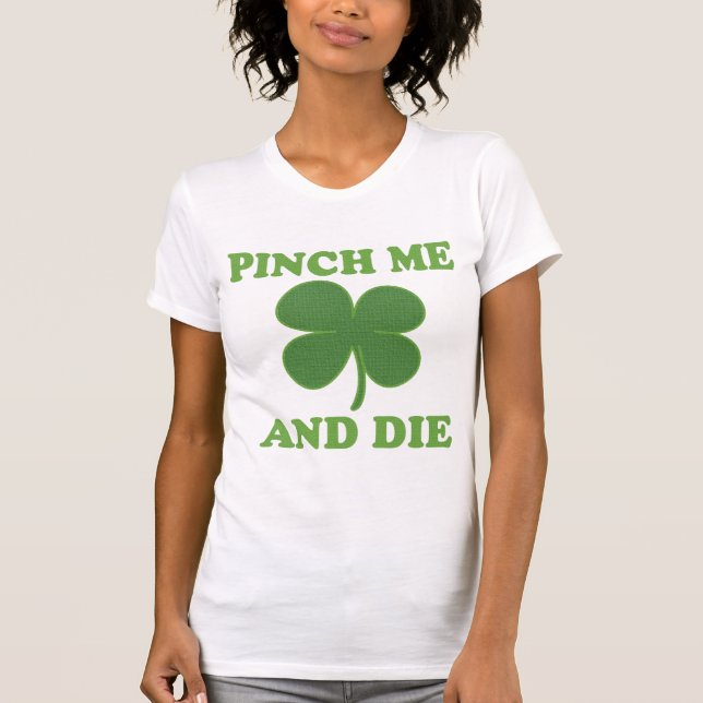 Camiseta Comprima-me e morra-o irlandês (Frente)