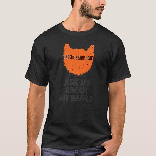Camiseta Comprimento Engraçado Da Barba Ginger Para O Cresc (Frente)