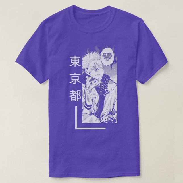 Camiseta Comprimido do estilo Otaku de um manga de animação (Frente do Design)