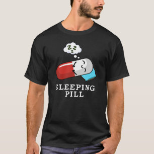 Camiseta Comprimido Dormindo Medicina Engraçada Trombose Es