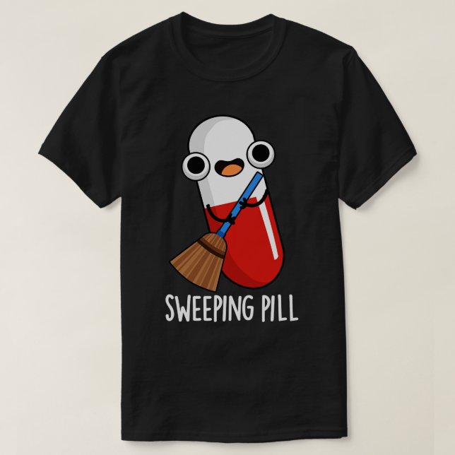Camiseta Comprimido Engraçado Medicina Engraçada (Frente do Design)