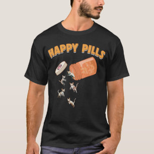Camiseta Comprimidos Felizes Gato Devon Rex Gatinho Felino