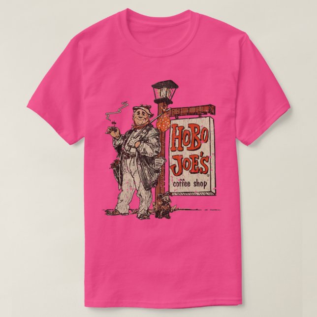 Camiseta Compro Café Hobo Joes 1965 (Frente do Design)