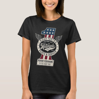Camiseta Compro de motocicletas n.o 1 Vintage Biker USA Pri