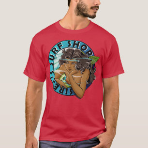 Camiseta Compro de Surf de Sirens no Mar do Sul