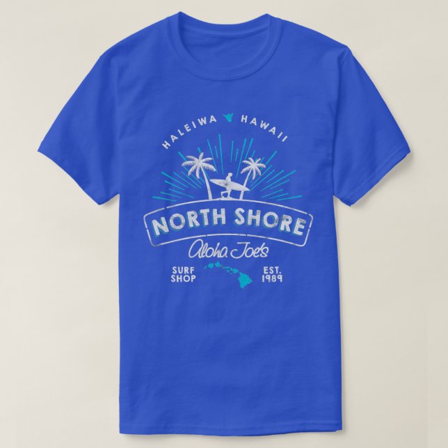 Camiseta Compro de Surf Hawaii North Shore Haleiwa (Frente do Design)