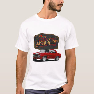 Camiseta Compro De Velocidade Do Carro Muscular Vermelho Do