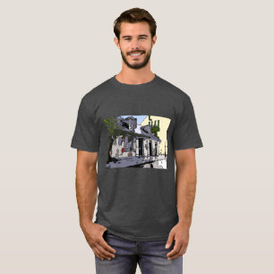Camiseta Compro francês Trimestre Vintage Black Smith