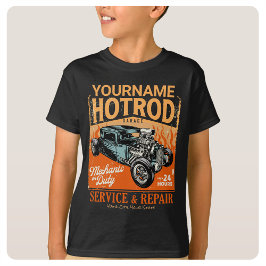 Camiseta Compro Mecânico NOME Personalizado da Garagem de H