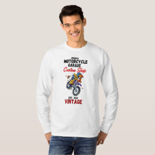 Camiseta Compro Personalizado de Garagem de Motocicleta Ori