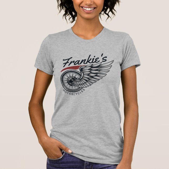Camiseta Compro Personalizado de Pneus-Pneus-Biker (Frente)