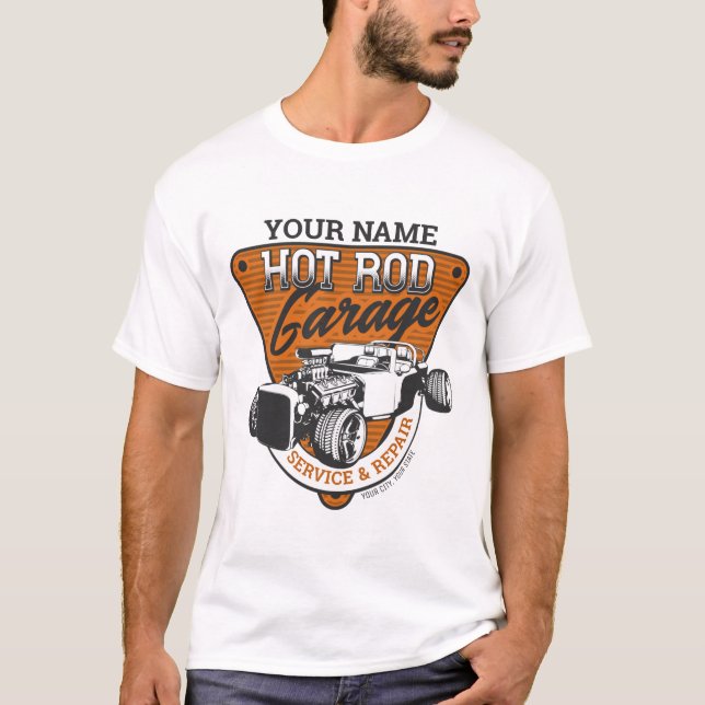 Camiseta Compro Personalizado de Reparo do Roadster de Gara (Frente)