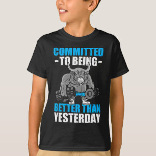 Camiseta Comprometido A Ser Melhor Construção De Porcos Eng