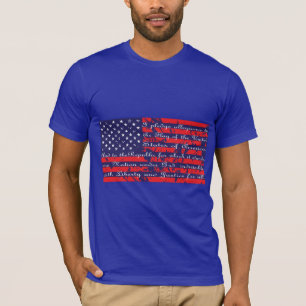 Camiseta Compromisso de Lealdade da bandeira americana