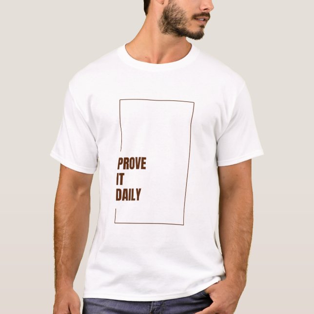 CAMISETA COMPROVE DIARIAMENTE (Frente)