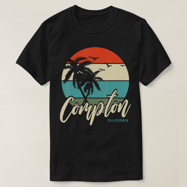 Camiseta Compton California (Frente do Design)