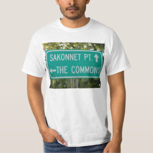 Camiseta Compton pequeno, RI - ponto de Sakonnet, as terras
