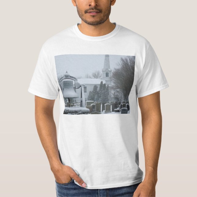 Camiseta Compton pequeno, terras comuns de RI (Frente)