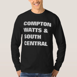 Camiseta Compton, watts & para o sul central