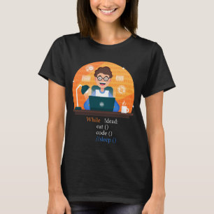 Camiseta Computação Ciência Python Programmer Comer Cód