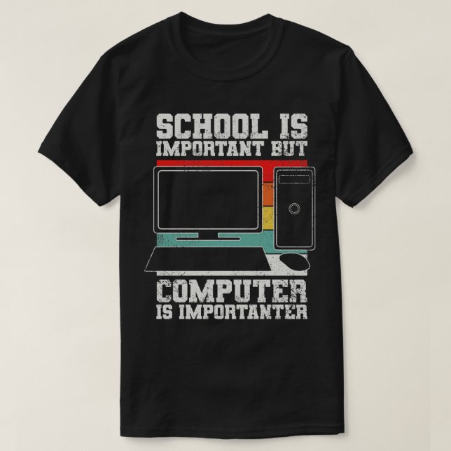 Camiseta Computação Programadora (Frente do Design)