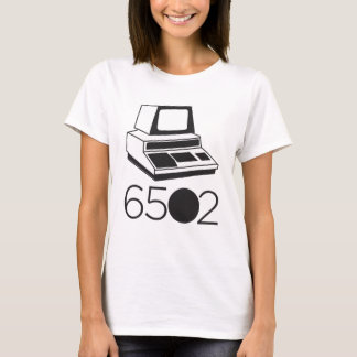 Camiseta computacional 6502 para mulheres