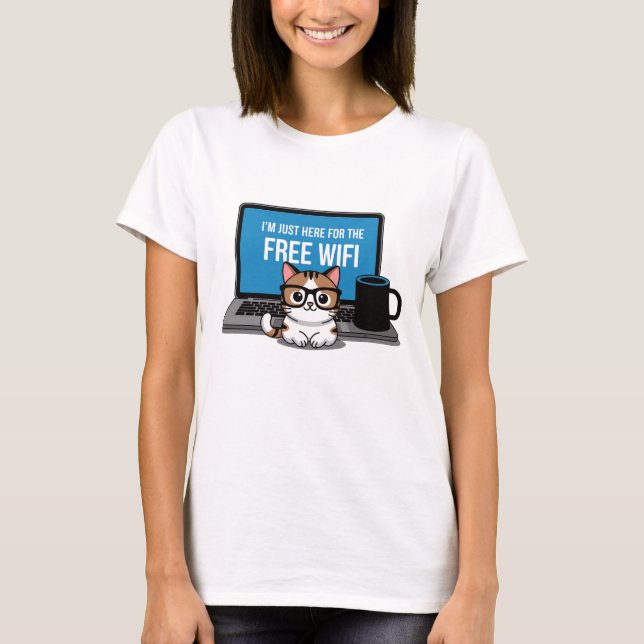 Camiseta Computador Cat (Frente)